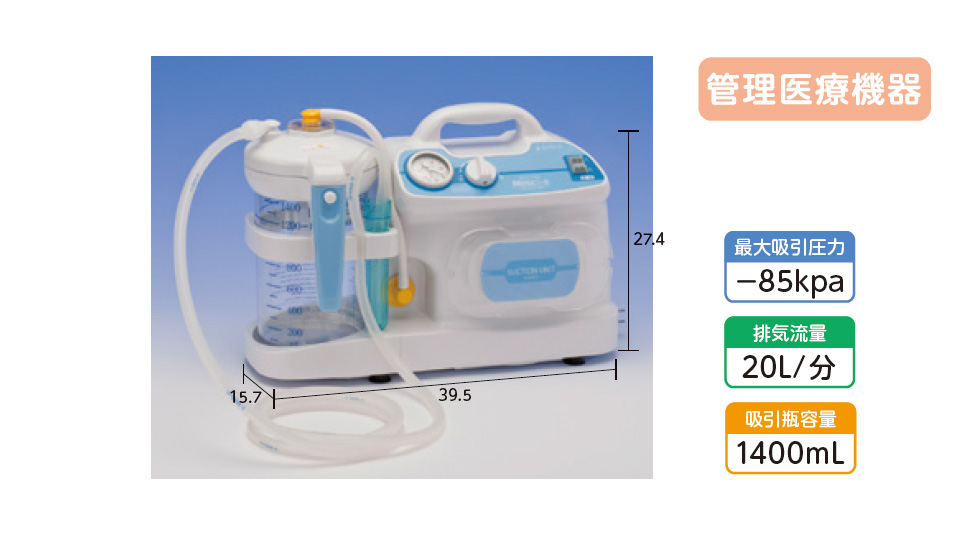 未使用☆ポータブル吸引器　ミニックS-Ⅱ